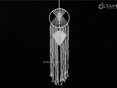 Macrame treo tường trang trí Vòng tròn MAC-09